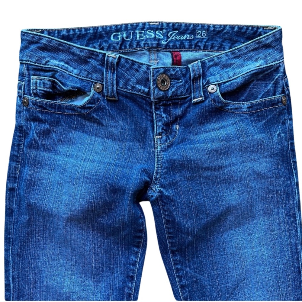 Guess | Women's jeans, size 26, wide leg, flare leg, medium rise, regular fit